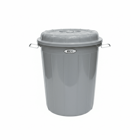 Esqube ECO Plastic Drum with Lid – 40 Litre - Grey / Cream - Al Kabayel Discount CentreEsqube ECO Plastic Drum with Lid – 40 Litre - Grey / CreamOrganizers & AccessoriesESQUBEAl Kabayel Discount Centre