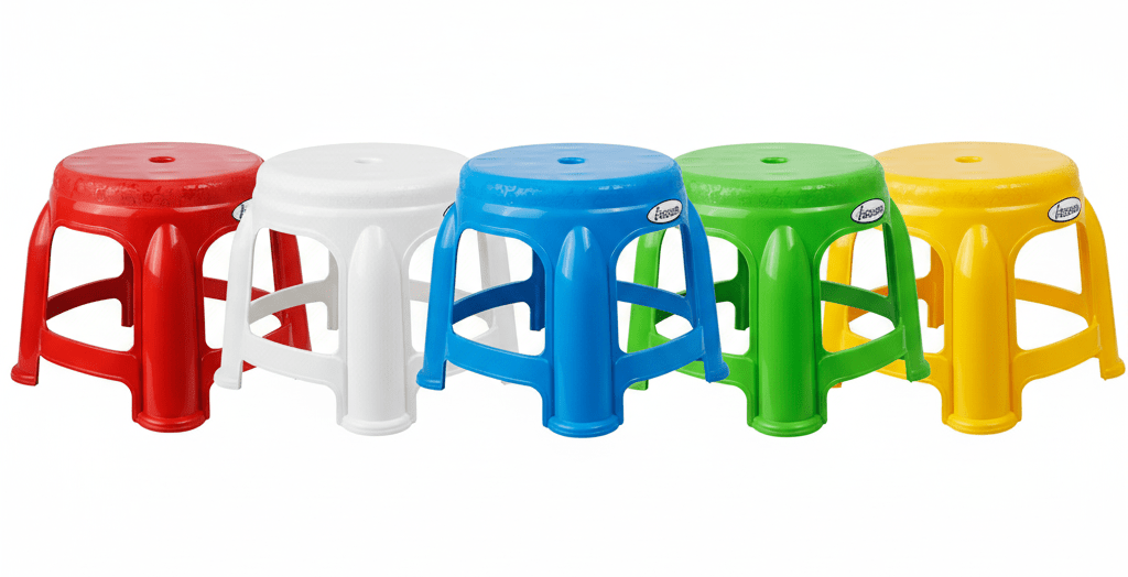 Esqube Lilly Plastic Compact Step Stool 27cm*24cm Assorted Color - Al Kabayel Discount CentreEsqube Lilly Plastic Compact Step Stool 27cm*24cm Assorted ColorChairsESQUBEAl Kabayel Discount Centre