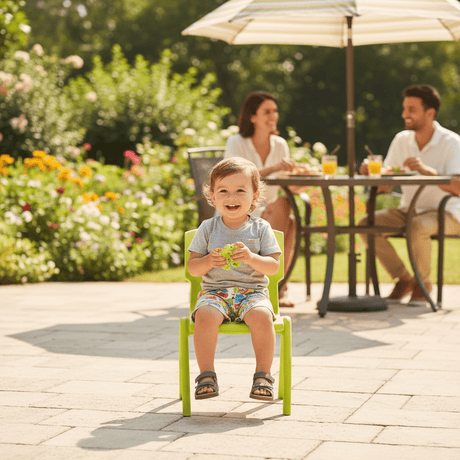 Esqube Plastic Baby Chair – 48×30 cm - Lime Green / Blue - Al Kabayel Discount CentreEsqube Plastic Baby Chair – 48×30 cm - Lime Green / BlueChairsESQUBEAl Kabayel Discount Centre