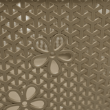 Esqube Plastic Laundry Basket with Floral Lattice Design - 25 × 40 × 33 cm - Brown / Beige / Light Blue / Grey - Al Kabayel Discount CentreEsqube Plastic Laundry Basket with Floral Lattice Design - 25 × 40 × 33 cm - Brown / Beige / Light Blue / GreyOrganizers & AccessoriesESQUBEAl Kabayel Discount Centre