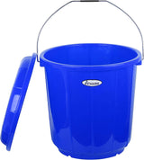 Esqube Plastic Oasis Bucket With Lid - 15Liter - Blue - Al Kabayel Discount CentreEsqube Plastic Oasis Bucket With Lid - 15Liter - BlueOrganizers & AccessoriesESQUBEAl Kabayel Discount Centre
