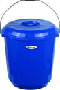 Esqube Plastic Oasis Bucket With Lid - 15Liter - Blue - Al Kabayel Discount CentreEsqube Plastic Oasis Bucket With Lid - 15Liter - BlueOrganizers & AccessoriesESQUBEAl Kabayel Discount Centre
