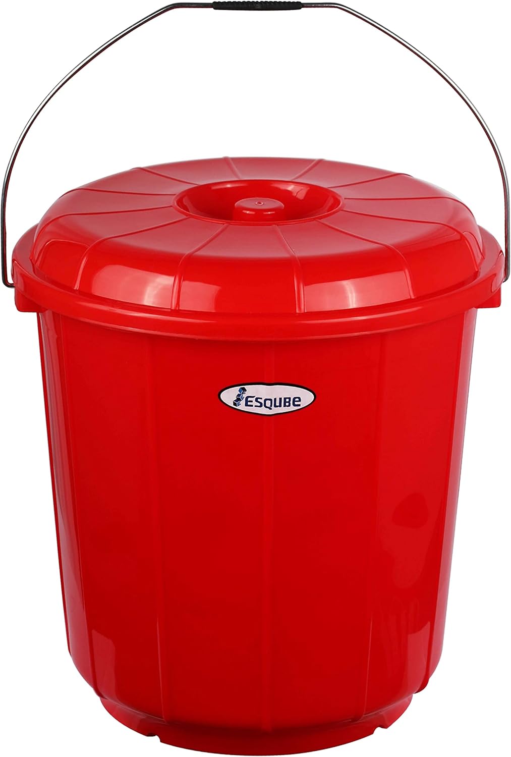 Esqube Plastic Oasis Bucket With Lid - 15Liter - Red - Al Kabayel Discount CentreEsqube Plastic Oasis Bucket With Lid - 15Liter - RedOrganizers & AccessoriesESQUBEAl Kabayel Discount Centre