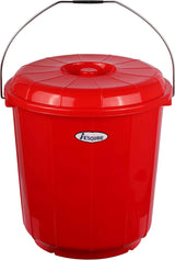 Esqube Plastic Oasis Bucket With Lid - 15Liter - Red - Al Kabayel Discount CentreEsqube Plastic Oasis Bucket With Lid - 15Liter - RedOrganizers & AccessoriesESQUBEAl Kabayel Discount Centre