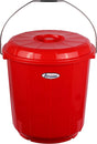 Esqube Plastic Oasis Bucket With Lid - 15Liter - Red - Al Kabayel Discount CentreEsqube Plastic Oasis Bucket With Lid - 15Liter - RedOrganizers & AccessoriesESQUBEAl Kabayel Discount Centre