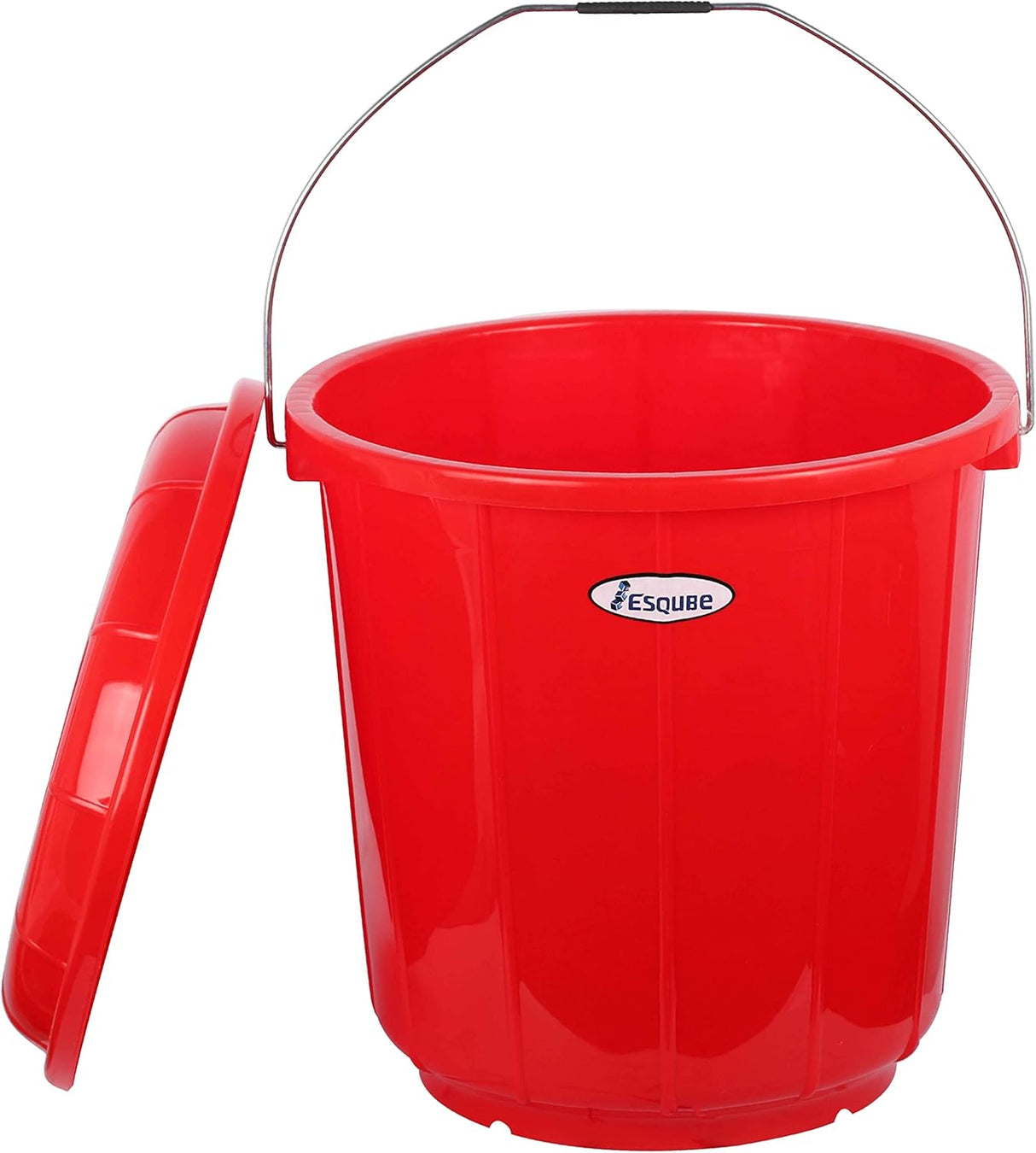 Esqube Plastic Oasis Bucket With Lid - 15Liter - Red - Al Kabayel Discount CentreEsqube Plastic Oasis Bucket With Lid - 15Liter - RedOrganizers & AccessoriesESQUBEAl Kabayel Discount Centre