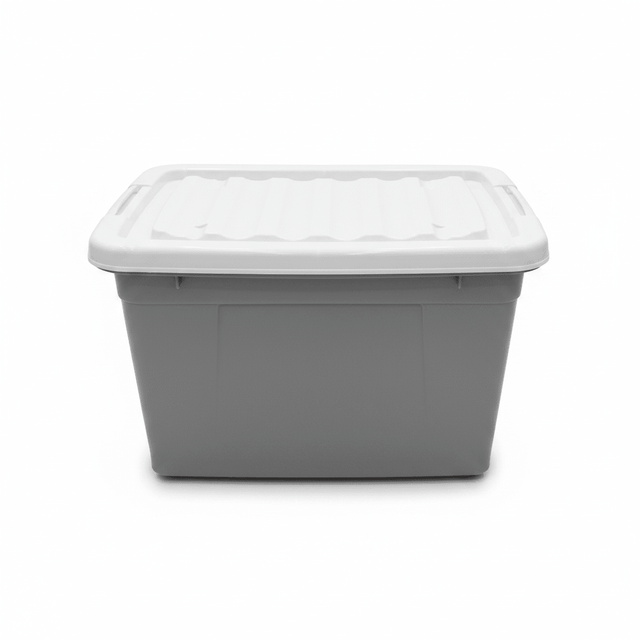 Esqube Plastic Storage Box with Lid & Handle – 25 Litre - Grey / Light Blue / Pink / Sage Green - Al Kabayel Discount CentreEsqube Plastic Storage Box with Lid & Handle – 25 Litre - Grey / Light Blue / Pink / Sage GreenOrganizers & AccessoriesESQUBEAl Kabayel Discount Centre