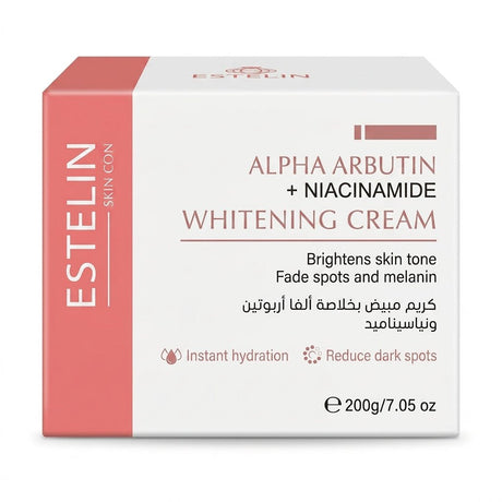 Estelin Alpha Arbutin + Niacinamide Whitening Cream 200g - Al Kabayel Discount CentreEstelin Alpha Arbutin + Niacinamide Whitening Cream 200gSkin CareESTELINAl Kabayel Discount Centre