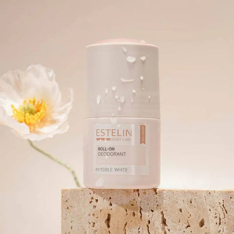Estelin Body Care Invisible White Roll-On Deodorant – Anti-Perspirant for Women – 50ml - Al Kabayel Discount CentreEstelin Body Care Invisible White Roll-On Deodorant – Anti-Perspirant for Women – 50mlDeodorants & AntiperspirantsESTELINAl Kabayel Discount Centre