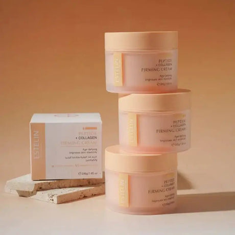 Estelin Peptide & Collagen Firming Cream – Age-Defying Moisturizer 200g - Al Kabayel Discount CentreEstelin Peptide & Collagen Firming Cream – Age-Defying Moisturizer 200gSkin CareESTELINAl Kabayel Discount Centre