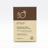 Estelin Pore Barrier Tinted Collagen & Peptide Sunscreen SPF 50 PA++ — 60g - Al Kabayel Discount CentreEstelin Pore Barrier Tinted Collagen & Peptide Sunscreen SPF 50 PA++ — 60gSunscreenESTELINAl Kabayel Discount Centre
