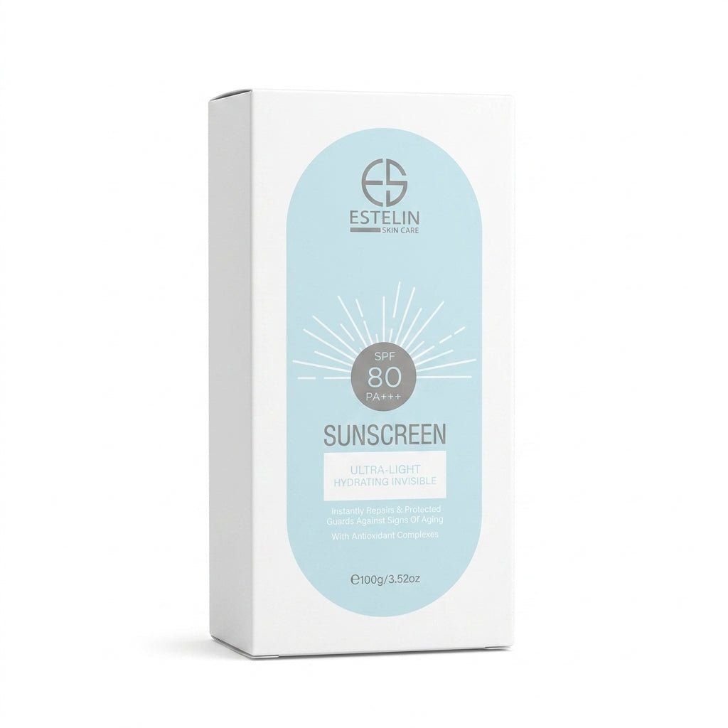 Estelin Ultra-Light Hydrating Invisible Sunscreen SPF 80 PA+++ – UVA/UVB Protection 100g - Al Kabayel Discount CentreEstelin Ultra-Light Hydrating Invisible Sunscreen SPF 80 PA+++ – UVA/UVB Protection 100gSunscreenESTELINAl Kabayel Discount Centre