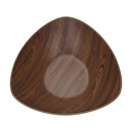 Evelin Large Triangle Bowl – Wood-Finish Polystyrene – 34×11 cm - Al Kabayel Discount CentreEvelin Large Triangle Bowl – Wood-Finish Polystyrene – 34×11 cmBowlsEVELINAl Kabayel Discount Centre