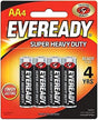 EVEREADY AA Super Heavy Duty Battery 1.5V, Pack of 4 - Al Kabayel Discount CentreEVEREADY AA Super Heavy Duty Battery 1.5V, Pack of 4BatteriesEVEREADYAl Kabayel Discount Centre