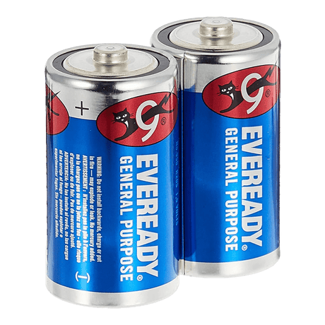 EVEREADY Type D Carbon Zinc Battery 1.5V, Pack of 2 - Al Kabayel Discount CentreEVEREADY Type D Carbon Zinc Battery 1.5V, Pack of 2BatteriesEVEREADYAl Kabayel Discount Centre