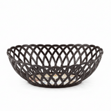 Exclusive Plastic Cane-Style Woven Design Oval Basket - 33×25 cm - Beige / Dark Brown / White - Al Kabayel Discount CentreExclusive Plastic Cane-Style Woven Design Oval Basket - 33×25 cm - Beige / Dark Brown / WhiteBucketsEXCLUSIVEAl Kabayel Discount Centre