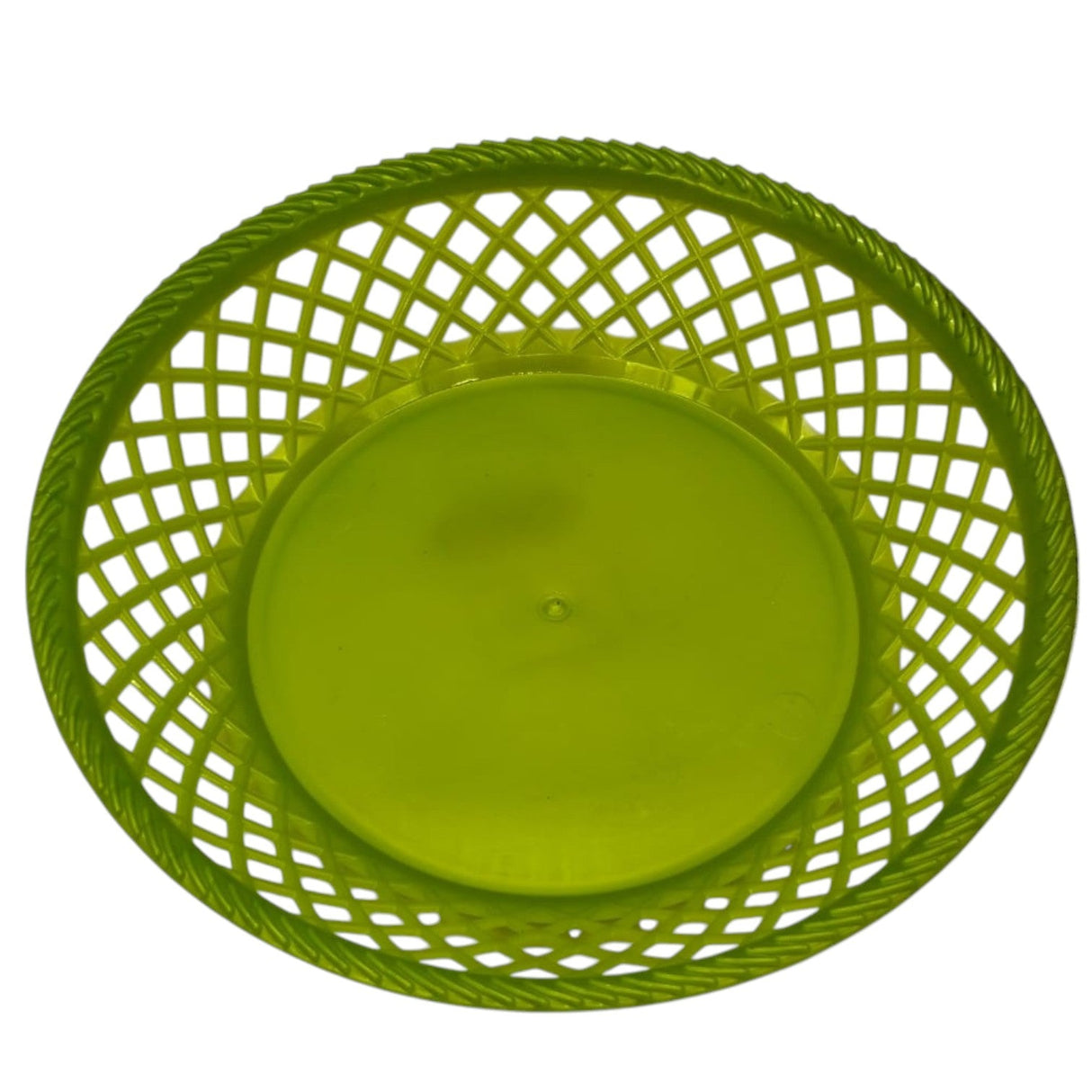 Exclusive Plastic Fruit Round Tray Kitchen Counter Polypropylene Fruit Holder Modern - 28cmX5 - Green - Al Kabayel Discount CentreExclusive Plastic Fruit Round Tray Kitchen Counter Polypropylene Fruit Holder Modern - 28cmX5 - GreenOrganizers & AccessoriesEXCLUSIVEAl Kabayel Discount Centre