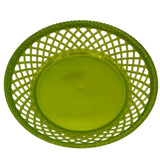 Exclusive Plastic Fruit Round Tray Kitchen Counter Polypropylene Fruit Holder Modern - 28cmX5 - Green - Al Kabayel Discount CentreExclusive Plastic Fruit Round Tray Kitchen Counter Polypropylene Fruit Holder Modern - 28cmX5 - GreenOrganizers & AccessoriesEXCLUSIVEAl Kabayel Discount Centre