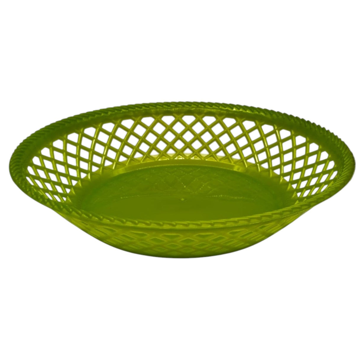 Exclusive Plastic Fruit Round Tray Kitchen Counter Polypropylene Fruit Holder Modern - 28cmX5 - Green - Al Kabayel Discount CentreExclusive Plastic Fruit Round Tray Kitchen Counter Polypropylene Fruit Holder Modern - 28cmX5 - GreenOrganizers & AccessoriesEXCLUSIVEAl Kabayel Discount Centre