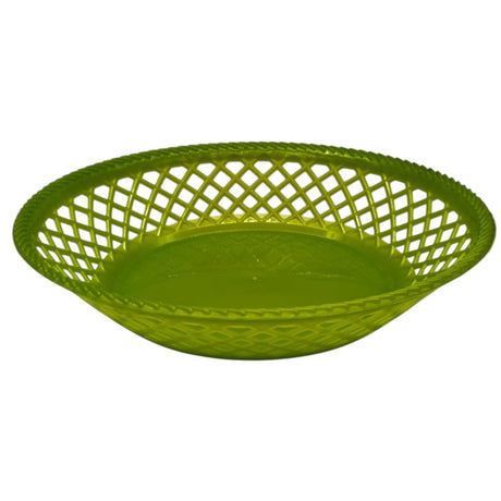 Exclusive Plastic Fruit Round Tray Kitchen Counter Polypropylene Fruit Holder Modern - 28cmX5 - Green - Al Kabayel Discount CentreExclusive Plastic Fruit Round Tray Kitchen Counter Polypropylene Fruit Holder Modern - 28cmX5 - GreenOrganizers & AccessoriesEXCLUSIVEAl Kabayel Discount Centre