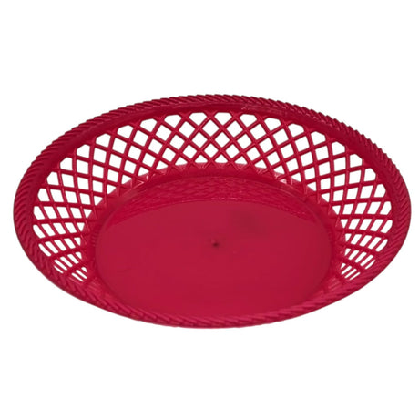 Exclusive Plastic Fruit Round Tray Kitchen Counter Polypropylene Fruit Holder Modern - 28cmX5 - MediumVioletRed - Al Kabayel Discount CentreExclusive Plastic Fruit Round Tray Kitchen Counter Polypropylene Fruit Holder Modern - 28cmX5 - MediumVioletRedOrganizers & AccessoriesEXCLUSIVEAl Kabayel Discount Centre