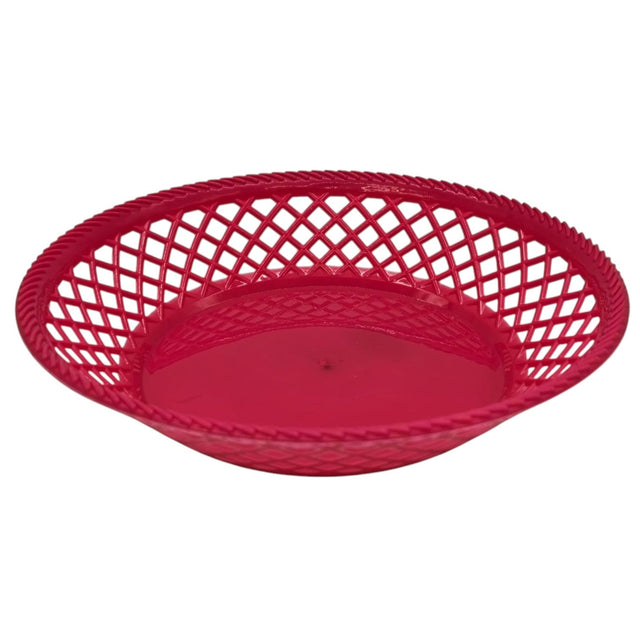 Exclusive Plastic Fruit Round Tray Kitchen Counter Polypropylene Fruit Holder Modern - 28cmX5 - MediumVioletRed - Al Kabayel Discount CentreExclusive Plastic Fruit Round Tray Kitchen Counter Polypropylene Fruit Holder Modern - 28cmX5 - MediumVioletRedOrganizers & AccessoriesEXCLUSIVEAl Kabayel Discount Centre