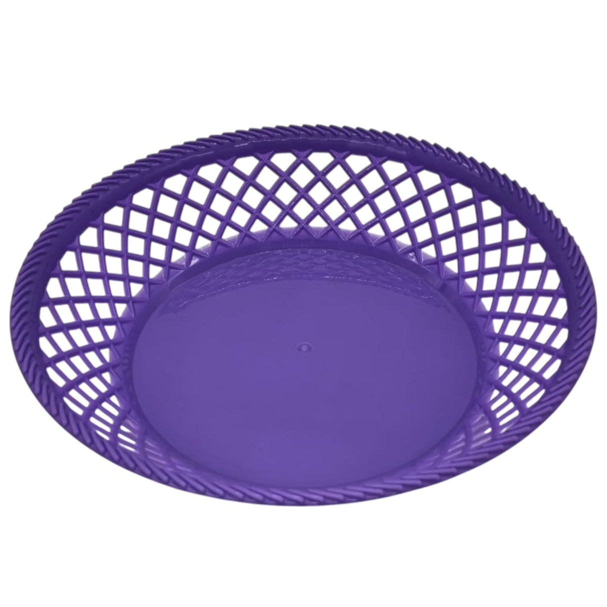 Exclusive Plastic Fruit Round Tray Kitchen Counter Polypropylene Fruit Holder Modern - 28cmX5 - Purple - Al Kabayel Discount CentreExclusive Plastic Fruit Round Tray Kitchen Counter Polypropylene Fruit Holder Modern - 28cmX5 - PurpleOrganizers & AccessoriesEXCLUSIVEAl Kabayel Discount Centre