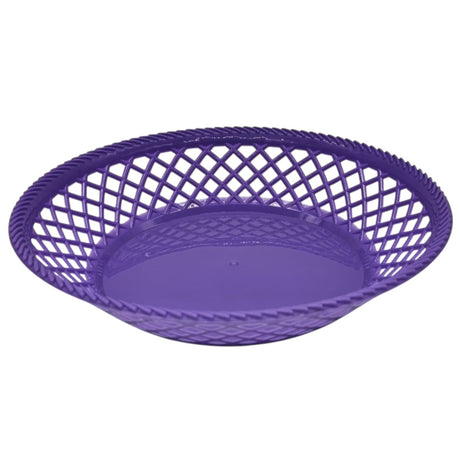 Exclusive Plastic Fruit Round Tray Kitchen Counter Polypropylene Fruit Holder Modern - 28cmX5 - Purple - Al Kabayel Discount CentreExclusive Plastic Fruit Round Tray Kitchen Counter Polypropylene Fruit Holder Modern - 28cmX5 - PurpleOrganizers & AccessoriesEXCLUSIVEAl Kabayel Discount Centre