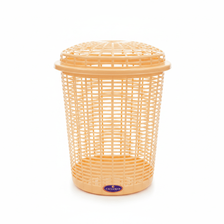 Exclusive Plastic Laundry Basket with Lid - 50 × 38 cm - Beige / Blue / Pink - Al Kabayel Discount CentreExclusive Plastic Laundry Basket with Lid - 50 × 38 cm - Beige / Blue / PinkOrganizers & AccessoriesEXCLUSIVEAl Kabayel Discount Centre