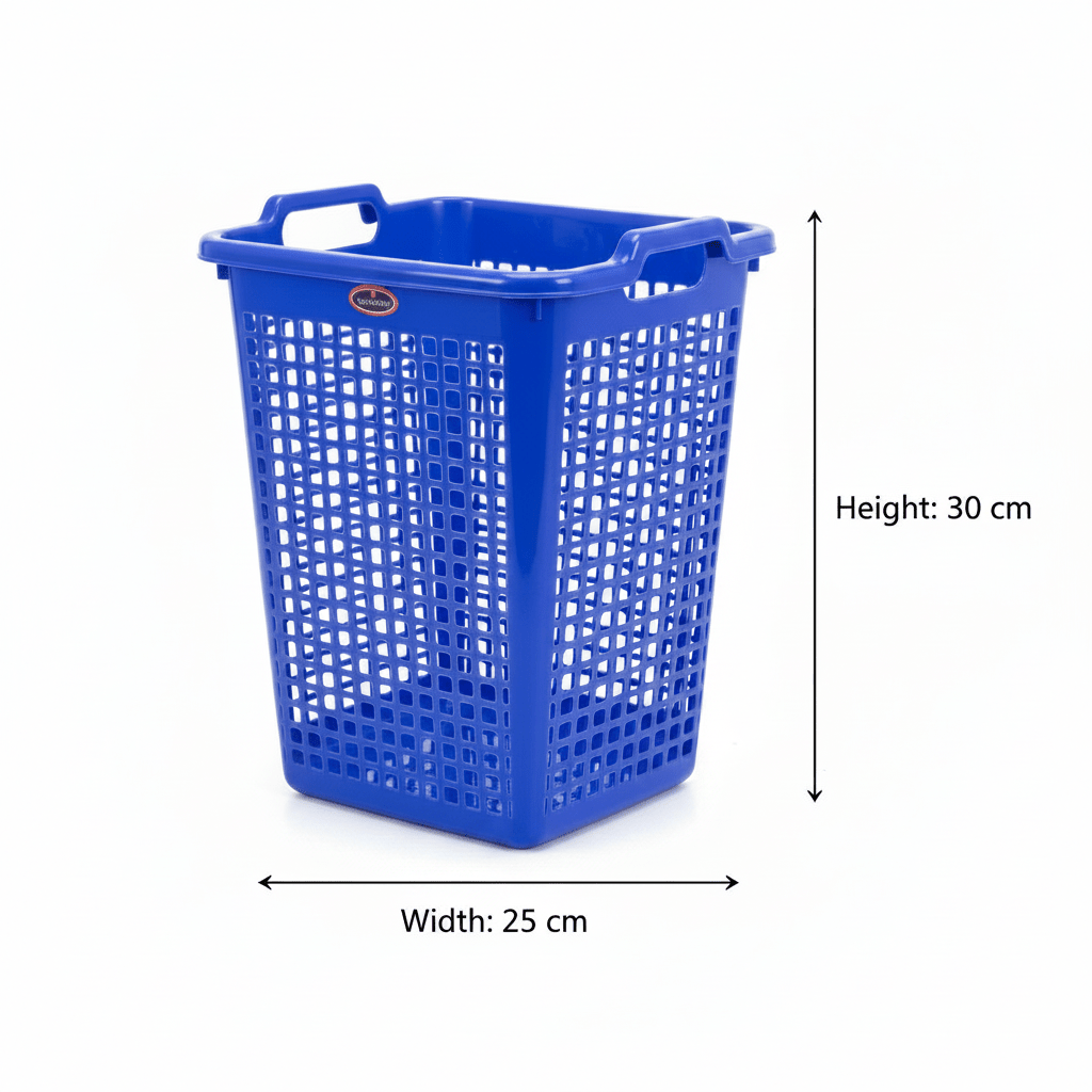 Exclusive Square Plastic Dustbin — 30 × 25 cm - Blue / Red / Green - Al Kabayel Discount CentreExclusive Square Plastic Dustbin — 30 × 25 cm - Blue / Red / GreenOrganizers & AccessoriesEXCLUSIVEAl Kabayel Discount Centre