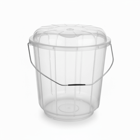 Exclusive TSP Bucket 16Liter with Lid, Plastic, Clear & Transparent - Al Kabayel Discount CentreExclusive TSP Bucket 16Liter with Lid, Plastic, Clear & TransparentOrganizers & AccessoriesEXCLUSIVEAl Kabayel Discount Centre