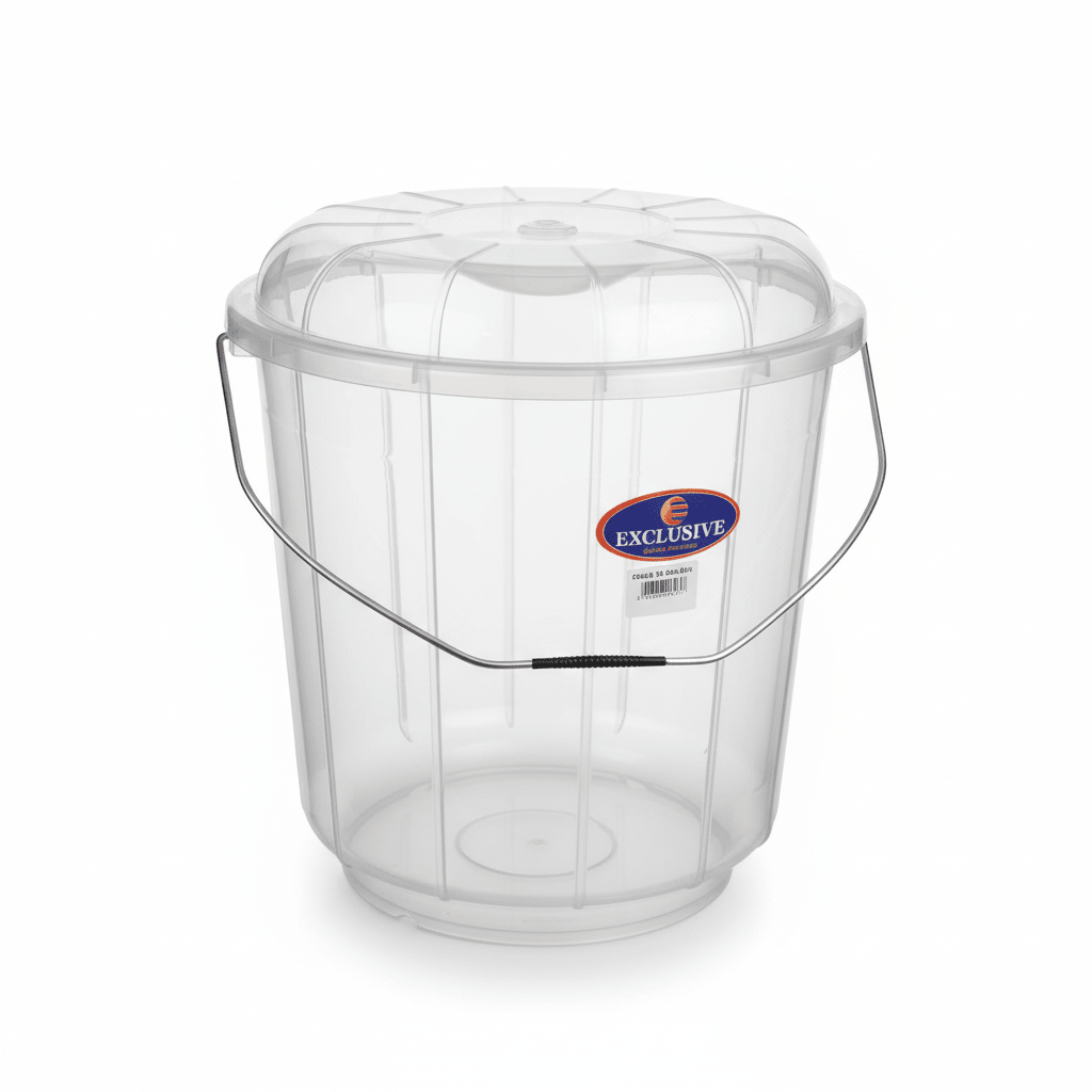 Exclusive TSP Bucket 20Liter with Lid, Plastic, Clear & Transparent - Al Kabayel Discount CentreExclusive TSP Bucket 20Liter with Lid, Plastic, Clear & TransparentOrganizers & AccessoriesEXCLUSIVEAl Kabayel Discount Centre