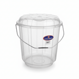 Exclusive TSP Bucket 20Liter with Lid, Plastic, Clear & Transparent - Al Kabayel Discount CentreExclusive TSP Bucket 20Liter with Lid, Plastic, Clear & TransparentOrganizers & AccessoriesEXCLUSIVEAl Kabayel Discount Centre