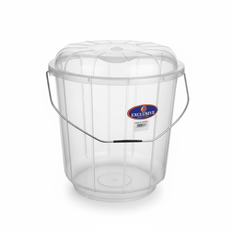 Exclusive TSP Bucket 20Liter with Lid, Plastic, Clear & Transparent - Al Kabayel Discount CentreExclusive TSP Bucket 20Liter with Lid, Plastic, Clear & TransparentOrganizers & AccessoriesEXCLUSIVEAl Kabayel Discount Centre