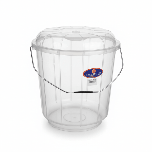 Exclusive TSP Bucket 20Liter with Lid, Plastic, Clear & Transparent - Al Kabayel Discount CentreExclusive TSP Bucket 20Liter with Lid, Plastic, Clear & TransparentOrganizers & AccessoriesEXCLUSIVEAl Kabayel Discount Centre