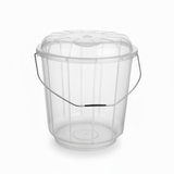 Exclusive TSP Bucket 25Liter with Lid, Plastic, Clear & Transparent - Al Kabayel Discount CentreExclusive TSP Bucket 25Liter with Lid, Plastic, Clear & TransparentOrganizers & AccessoriesEXCLUSIVEAl Kabayel Discount Centre