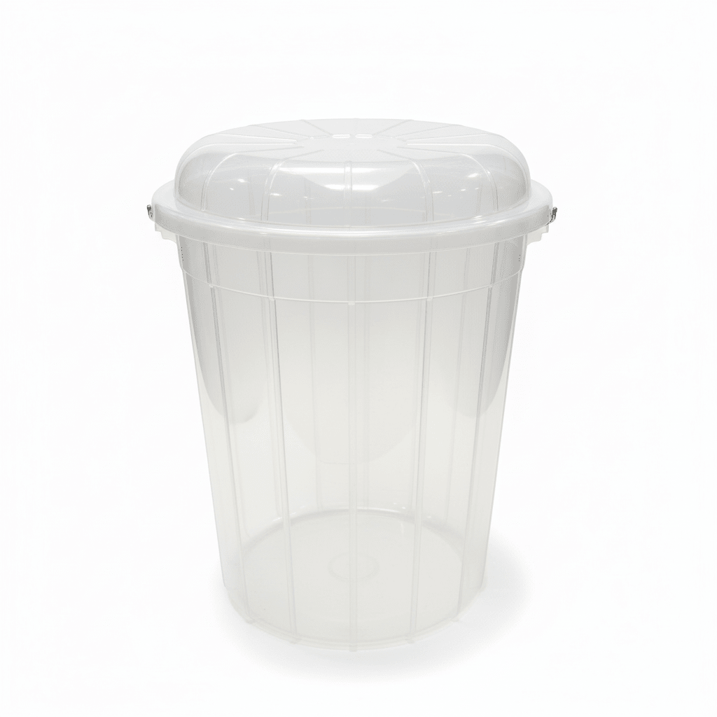 Exclusive TSP Storage Drum 50Liter with Lid, Plastic, Clear & Transparent - Al Kabayel Discount CentreExclusive TSP Storage Drum 50Liter with Lid, Plastic, Clear & TransparentOrganizers & AccessoriesEXCLUSIVEAl Kabayel Discount Centre