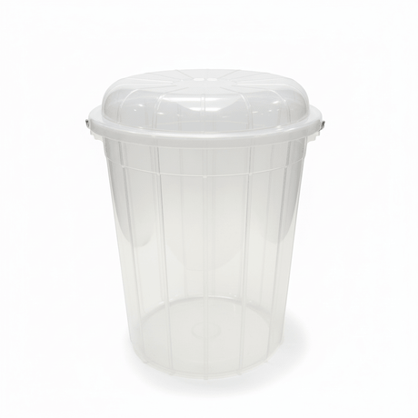 Exclusive TSP Storage Drum 50Liter with Lid, Plastic, Clear & Transparent - Al Kabayel Discount CentreExclusive TSP Storage Drum 50Liter with Lid, Plastic, Clear & TransparentOrganizers & AccessoriesEXCLUSIVEAl Kabayel Discount Centre