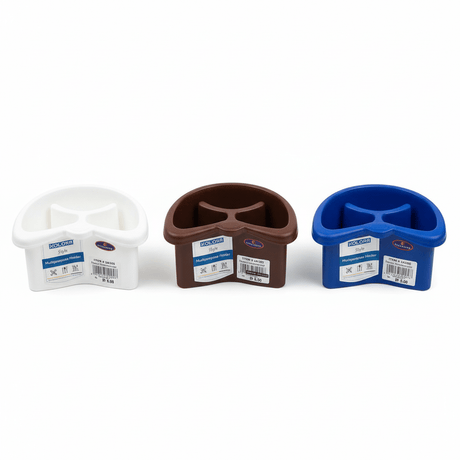 Exvlusive Kolorr Style Multipurpose 3 - Compartment Holder 18cm*12cm, Plastic, Assorted Color - Al Kabayel Discount CentreExvlusive Kolorr Style Multipurpose 3 - Compartment Holder 18cm*12cm, Plastic, Assorted ColorOrganizers & AccessoriesEXVLUSIVEAl Kabayel Discount Centre