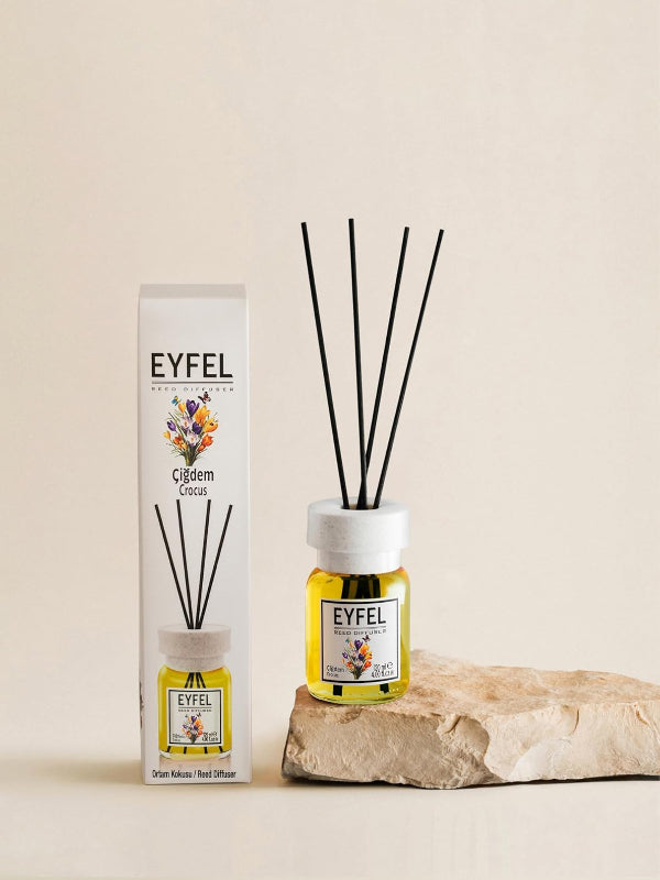 eyfel eau de parfum Reed Diffusers for Home Ð Crocus Reed Diffuser Set 4.05 fl oz Oil Diffuser Sticks, Bathroom Diffuser, Home Fragrances, Scented Sticks, Home DŽcor - Al Kabayel Dicount Centereyfel eau de parfum Reed Diffusers for Home Ð Crocus Reed Diffuser Set 4.05 fl oz Oil Diffuser Sticks, Bathroom Diffuser, Home Fragrances, Scented Sticks, Home DŽcorHome FragranceseyfelAl Kabayel Dicount Center