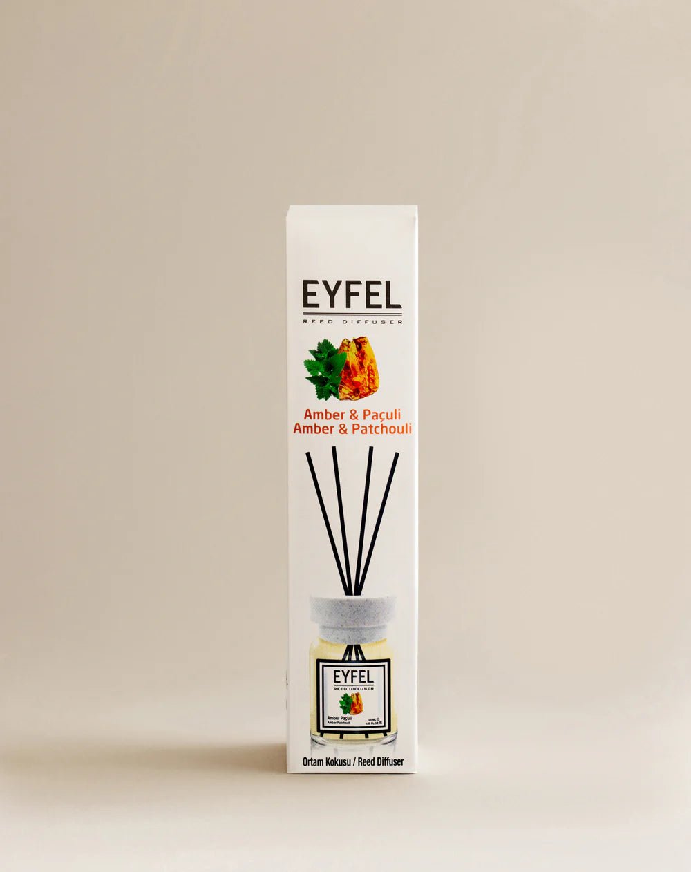 EYFEL Reed Diffuser - Amber & Patchouli 120 ml - Al Kabayel Dicount CenterEYFEL Reed Diffuser - Amber & Patchouli 120 mlHome FragranceseyfelAl Kabayel Dicount Center