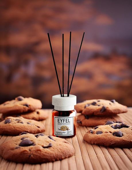 Eyfel Reed Diffuser- Cookie Chocolate 120ml - Al Kabayel Discount CentreEyfel Reed Diffuser- Cookie Chocolate 120mlHome FragrancesEYFELAl Kabayel Discount Centre