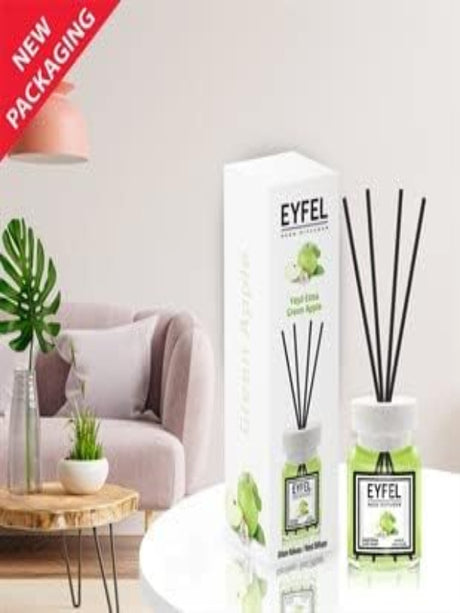 EYFEL REED DIFFUSER - GREEN APPLE 120ML - Al Kabayel Dicount CenterEYFEL REED DIFFUSER - GREEN APPLE 120MLHome FragranceseyfelAl Kabayel Dicount Center
