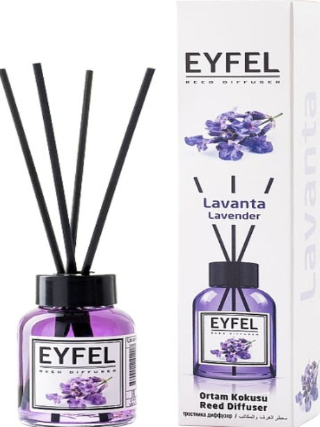 EYFEL REED DIFFUSER - LAVENDER 120ML - Al Kabayel Dicount CenterEYFEL REED DIFFUSER - LAVENDER 120MLHome FragranceseyfelAl Kabayel Dicount Center