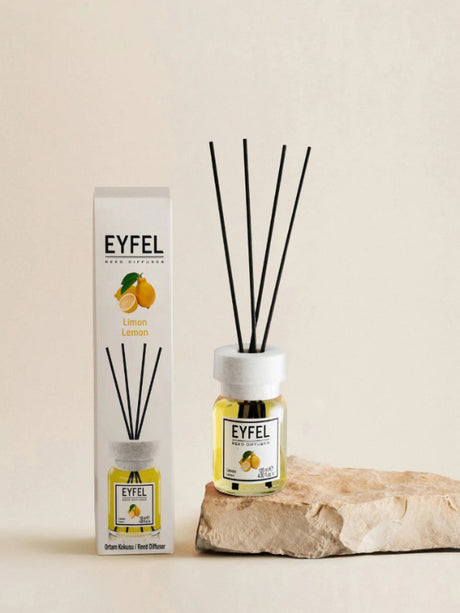 EYFEL REED DIFFUSER - LEMON 120ML - Al Kabayel Dicount CenterEYFEL REED DIFFUSER - LEMON 120MLHome FragranceseyfelAl Kabayel Dicount Center