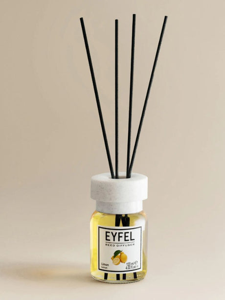 EYFEL REED DIFFUSER - LEMON 120ML - Al Kabayel Dicount CenterEYFEL REED DIFFUSER - LEMON 120MLHome FragranceseyfelAl Kabayel Dicount Center