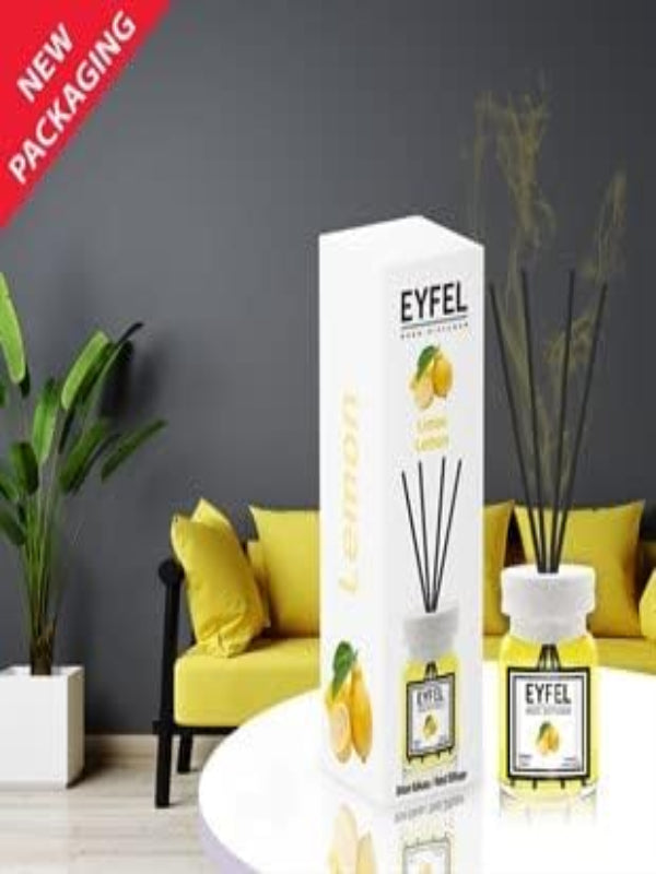 EYFEL REED DIFFUSER - LEMON 120ML - Al Kabayel Dicount CenterEYFEL REED DIFFUSER - LEMON 120MLHome FragranceseyfelAl Kabayel Dicount Center