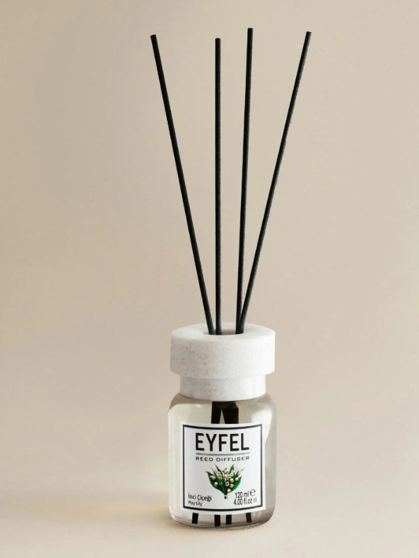 EYFEL REED DIFFUSER - MAY LILY 120ML - Al Kabayel Dicount CenterEYFEL REED DIFFUSER - MAY LILY 120MLHome FragranceseyfelAl Kabayel Dicount Center