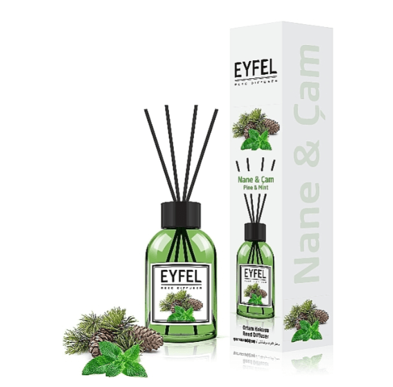 EYFEL Reed Diffuser - Mint & Pine 120 ml - Al Kabayel Dicount CenterEYFEL Reed Diffuser - Mint & Pine 120 mlHome FragranceseyfelAl Kabayel Dicount Center