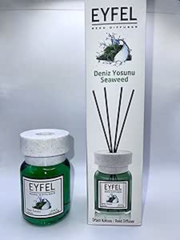 EYFEL Reed Diffuser - Seaweeed 120 ml - Al Kabayel Dicount CenterEYFEL Reed Diffuser - Seaweeed 120 mlHome FragranceseyfelAl Kabayel Dicount Center